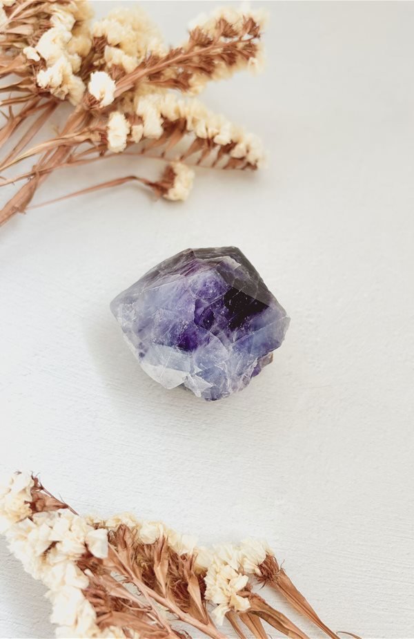 punta grezza in Fluorite Blu